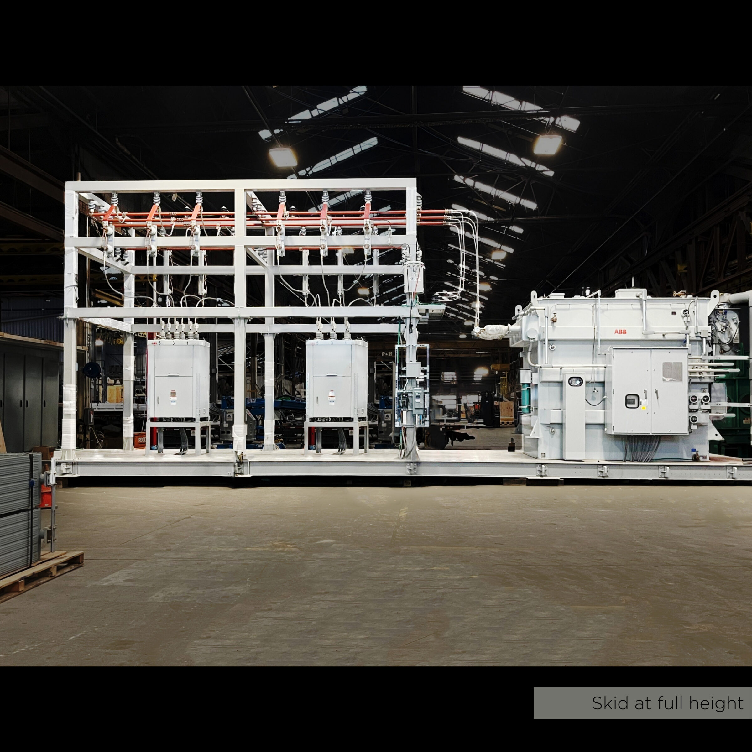 High voltage utility skid